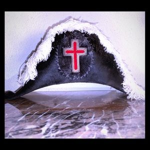 Vintage Masonic Knights Templar Officer Hat